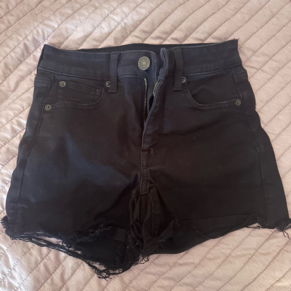black american eagle shorts